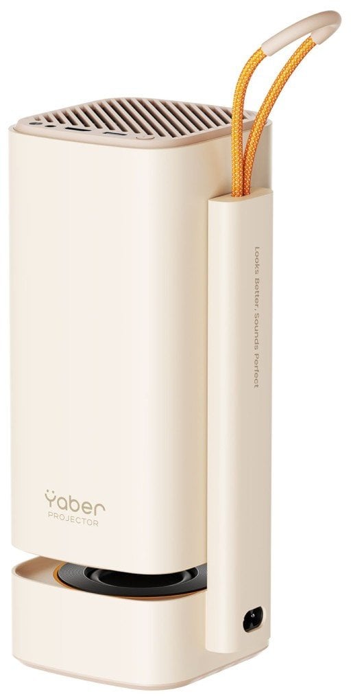 Projektor portativ Yaber T1 Pro, Full HD 1080p, 220 lm, bezhë