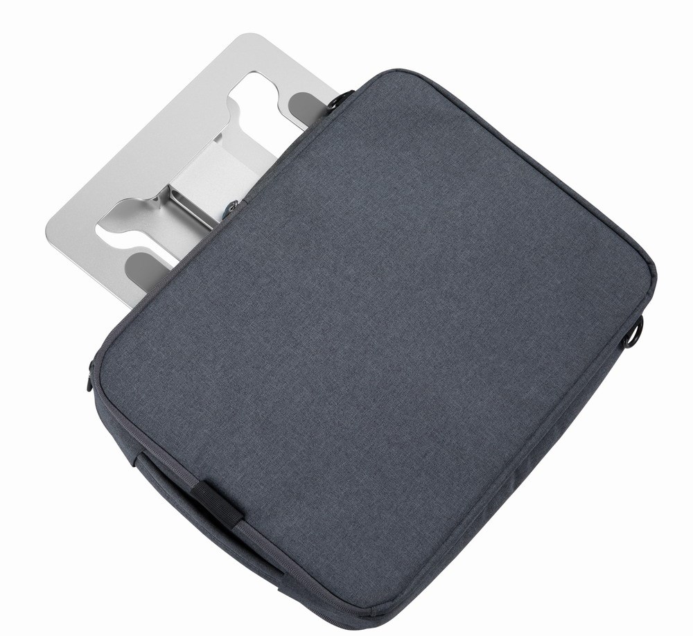 Standi për laptop Gembird, deri 15.6", alumin, ngjyrë argjendi