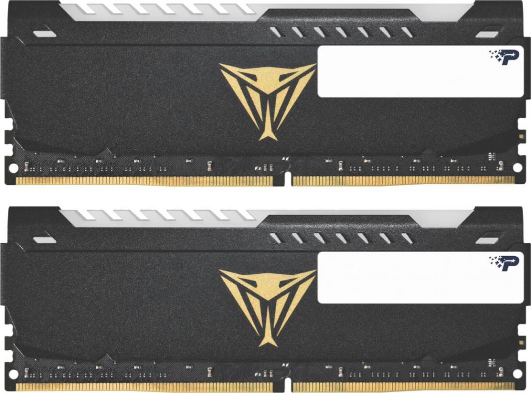 Memorie Patriot Viper Steel RGB, DDR4, 16 GB, 3600 MHz, CL18, PVSR416G360C8K