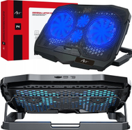 Stendë ftohëse për laptop ART P4, 4 ventilatorë, LED, për 9-17"