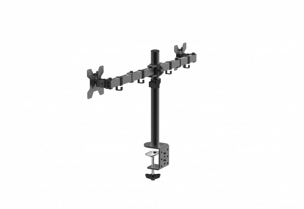 Stativ për dy monitorë Serioux MM1903A, 10" 27", i zi