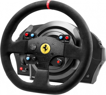 Timon dhe pedale Ferrari Thrustmaster T300, Alcantara-Edition