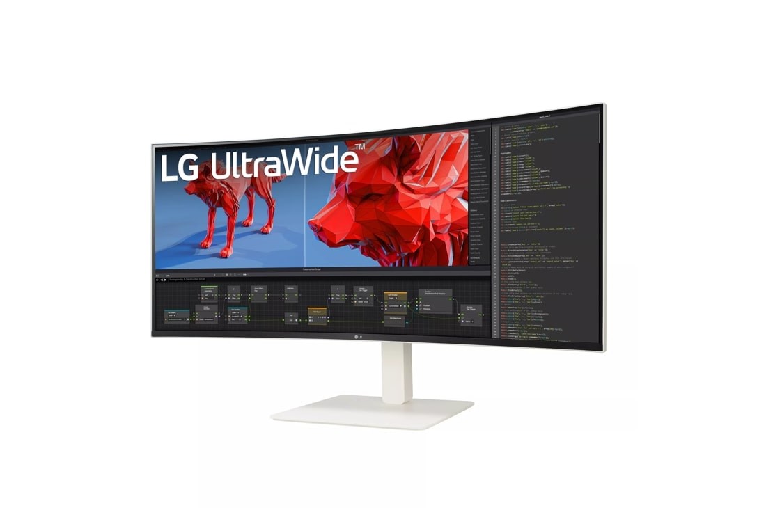 Monitor LG 38WR85QC-W, 38”, UltraWide Quad HD, i bardhë