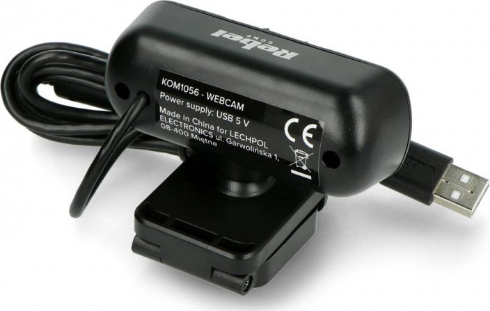 Kamerë web Rebel KOM1056, Full HD 1080p, e zezë