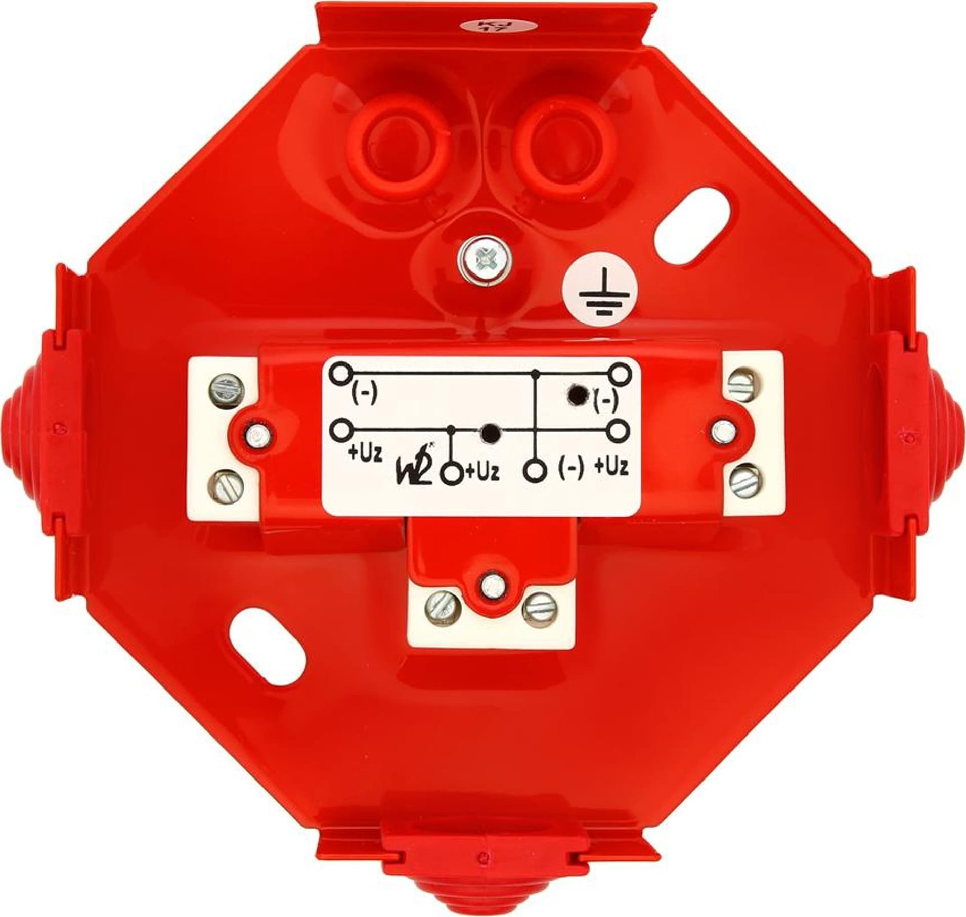 Kuti lidhëse zjarrmbrojtëse W2 PIP-1AN, 400V 16A, për kabllo 19mm, portokalli