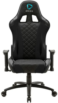 Karrige gaming Onex GX330, ergonomike, pëlhurë, e zezë