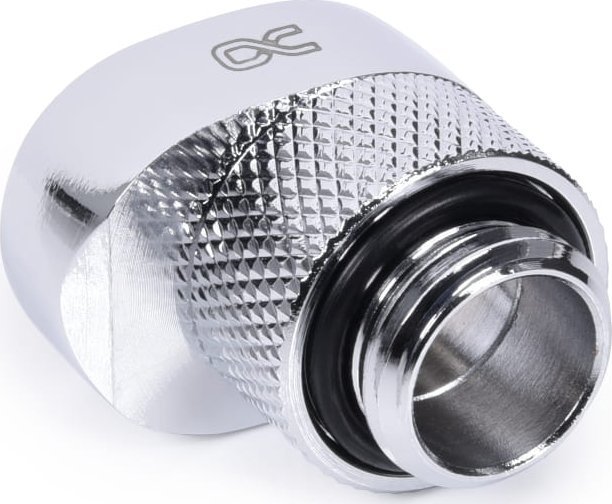 Офсет конектор за водено ладење Alphacool Eiszapfen 8mm, G1/4, хромиран
