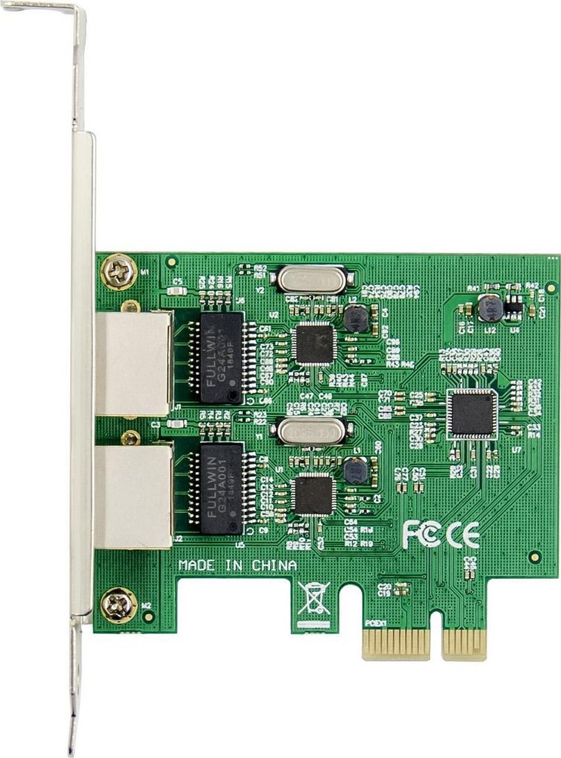 Kartë rrjeti Microconnect MC-PCIE-712, PCI-E X1, 2x RJ45 Gigabit, e brendshme