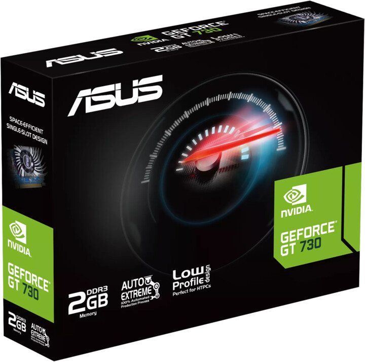 Kartelë grafike ASUS GeForce GT 730 BRK EVO, 2GB GDDR3