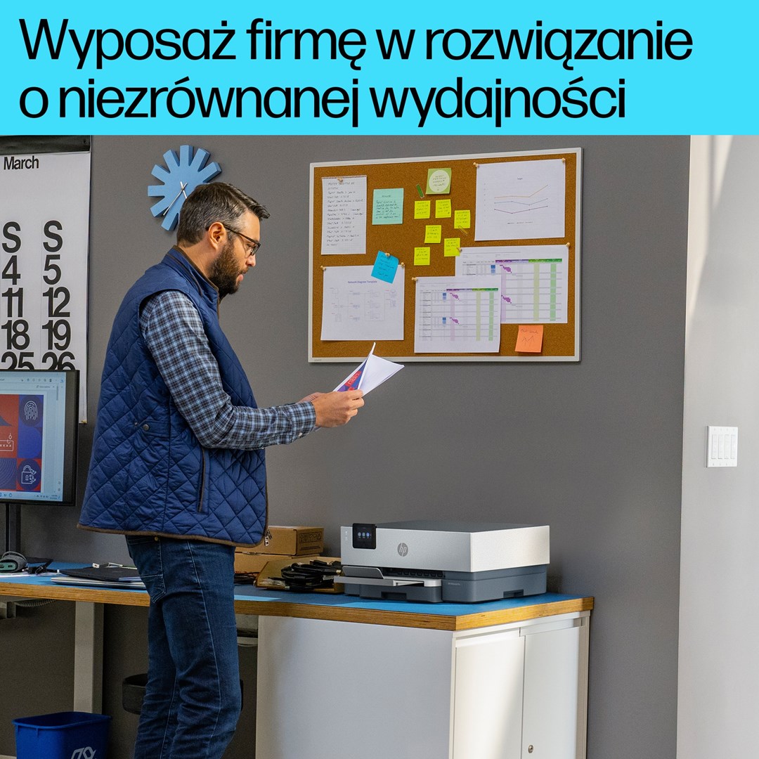 Printer HP OfficeJet Pro 9110b, A4, i zi/i bardhë