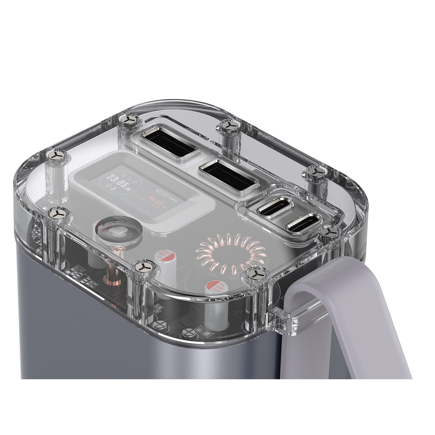 Power bank 4smarts Lucid Ultra, 40000mAh, 100W, gri