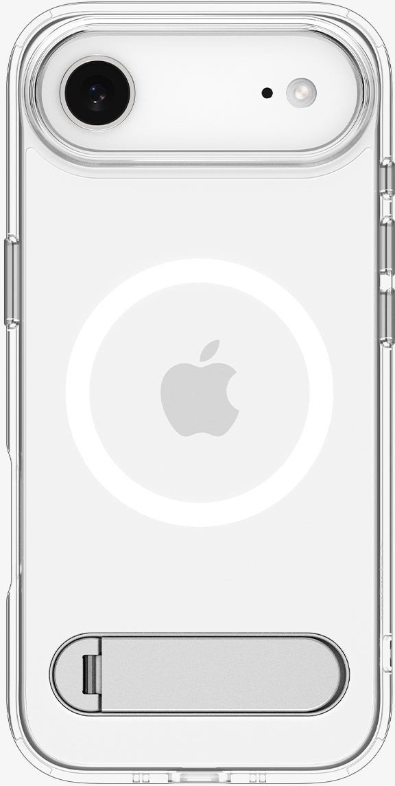 Капак за телефон Spigen Ultra Hybrid S MagSafe за iPhone 17 Air Pro, проѕирен, бел