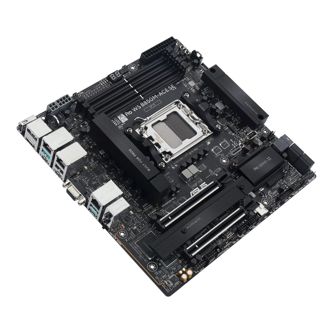 Pllakë amë ASUS Pro WS B850M ACE SE, AMD B850, Socket AM5, Micro ATX