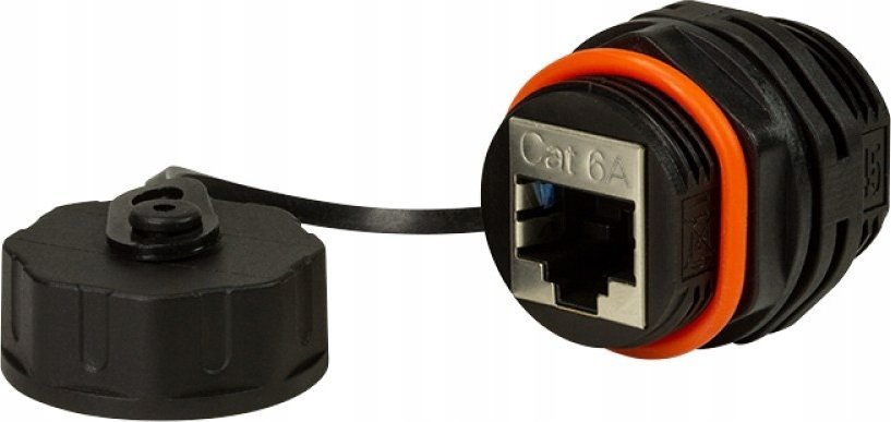 Bashkues rrjeti Techly 363548, RJ45 Cat6a S/FTP, i mbrojtur
