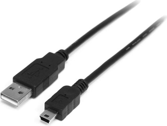 Kabllo StarTech, USB-A - miniUSB, 2 m, e zezë
