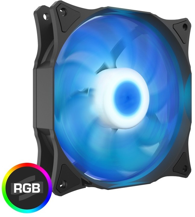 Вентилатор SilentiumPC Stella HP RGB, 120 mm, HBS, RGB