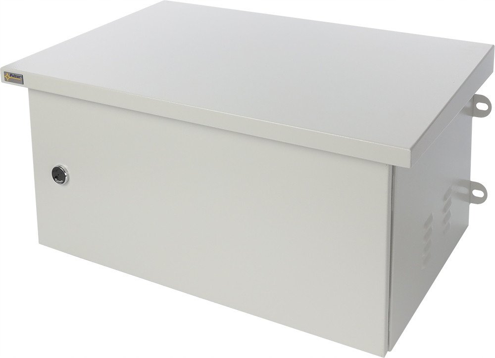 Kabinet RACK i jashtëm Rack Systems, i mbyllur, i kondicionuar, antidhunë, gri