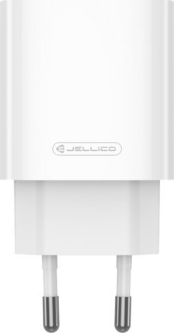 Karikues muri JELLICO EU53, 30W PD, USB C me kabllo USB C Lightning, i bardhë