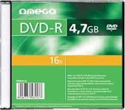 Disk Omega DVD-R, 4.7GB, 10 copë