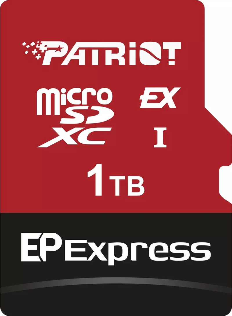 Kartë memorie Patriot Express, 1TB microSDXC, 800/600MB/s