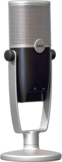 Mikrofon USB AKG Ara, kondensator, 24-bit 96kHz, blue silver