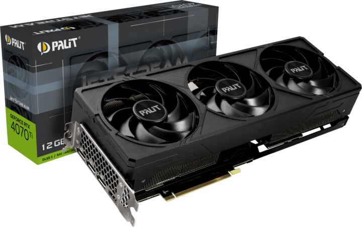 Kartelë grafike PALiT GeForce RTX 4070 Ti JetStream, 12GB GDDR6X