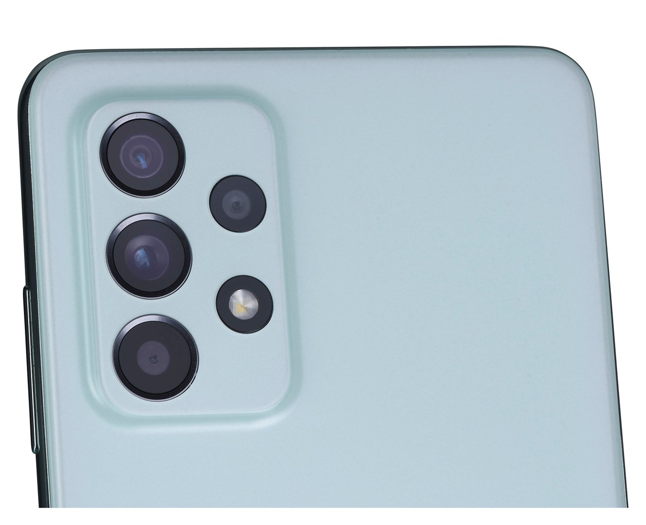 Celular Samsung Galaxy A52s 5G, 6.5", 128 GB, 6 GB RAM, Android 11, i gjelbër