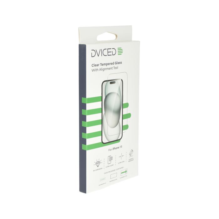 Dviced iPhone 15 Clear Screen Protector With Applicator