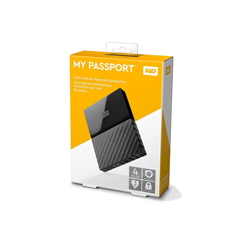 WD My Passport 4TB HDD