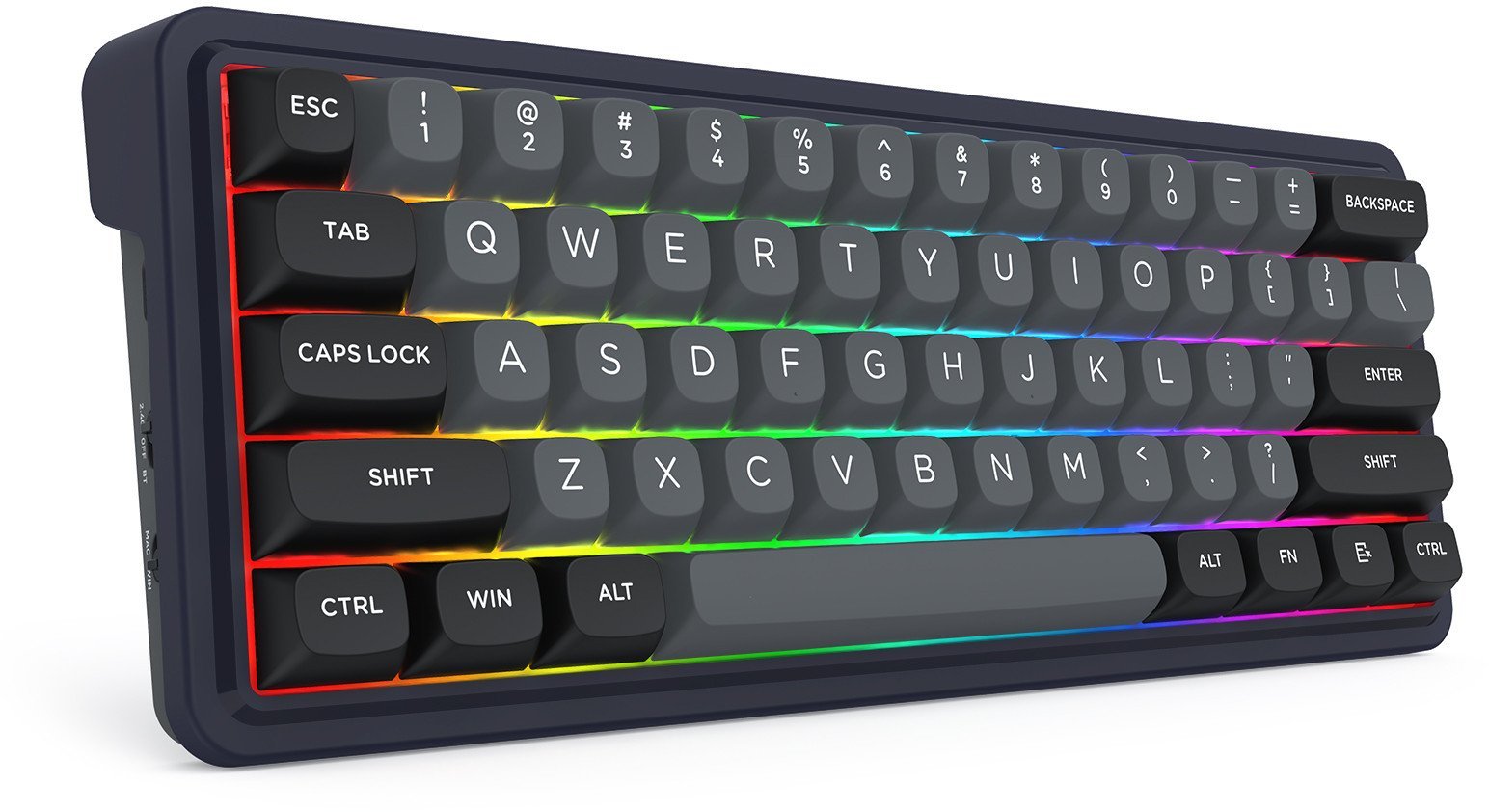 Tastierë mekanike Redragon K730 Draconic Pro V2, wireless dhe me kabllo, RGB, e zezë