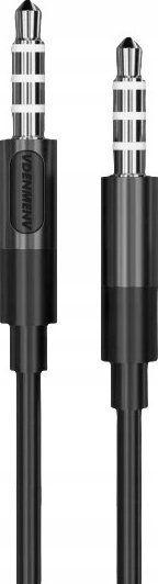 Kabllo audio Denmen DX02, 3.5mm stereo, 2 m, e zezë