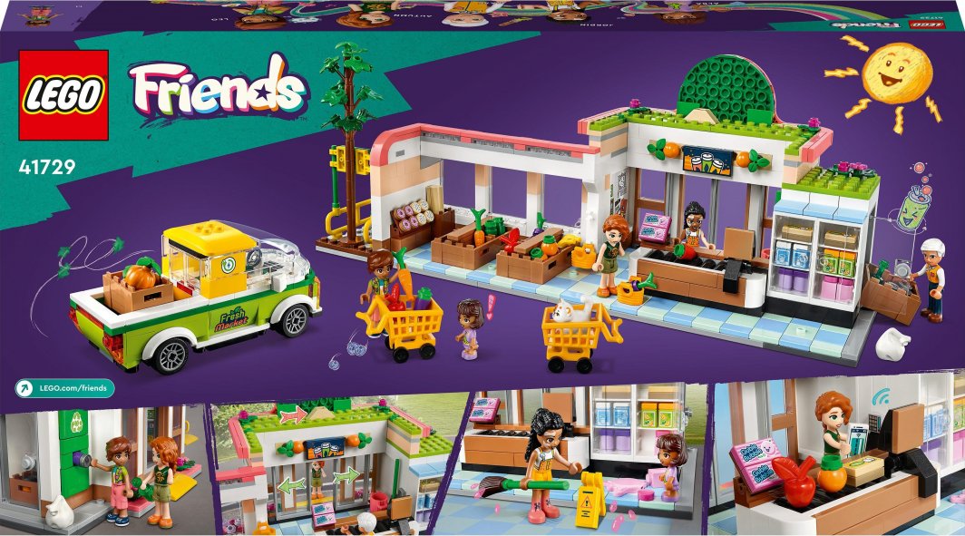 Set LEGO® Friends 41729 Organic Food Shop, 830 pjesë