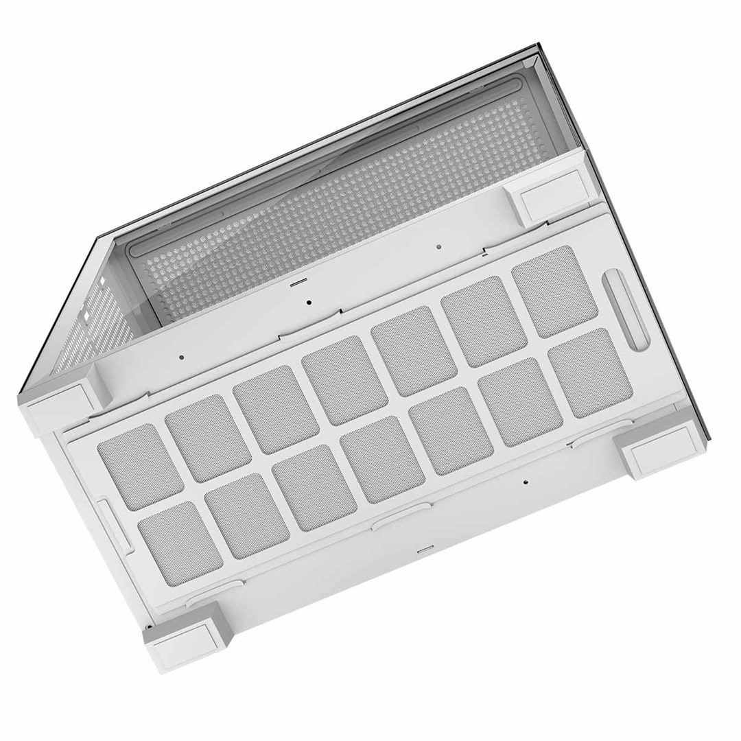 Kuti kompjuteri Modecom Stellar NF ARGB 20, ATX, pa ventilatorë, e bardhë
