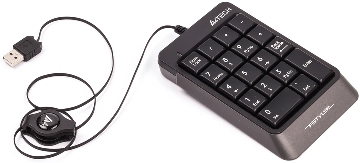 Tastierë me kabllo A4Tech FK13, USB, gri