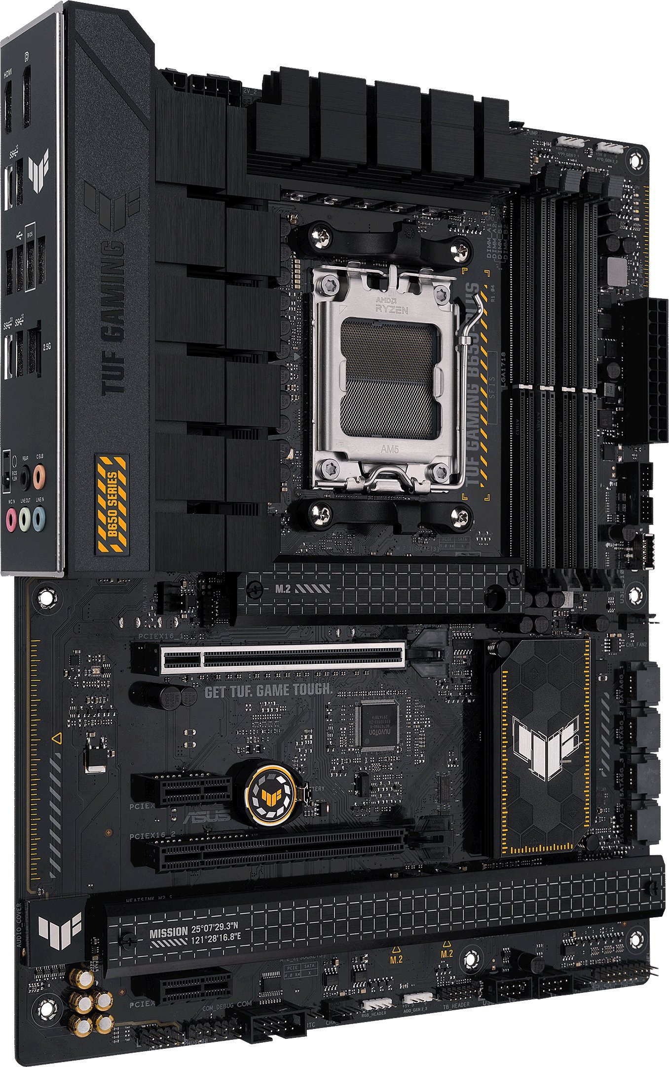 Pllakë amë Asus TUF Gaming B650 Plus, DDR5, PCIe 5.0, e zezë 3