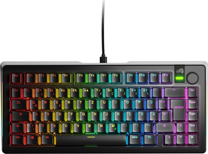 Tastierë gaming Glorious GMMK 3 Pro, 75%, layout gjerman DE, e zezë