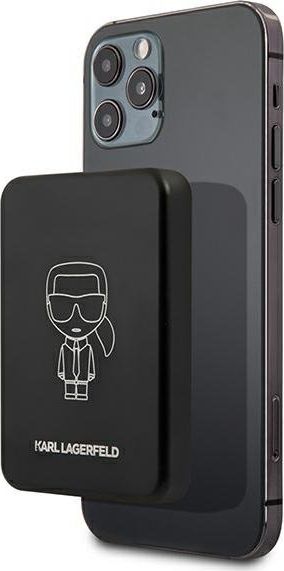 Karikues portativ Karl Lagerfeld MagSafe, 3000mAh, 5W, i zi