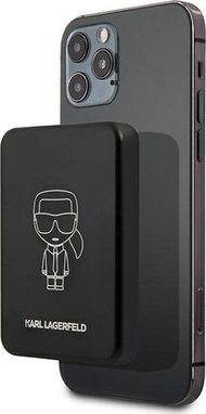 Karikues portativ Karl Lagerfeld MagSafe, 3000mAh, 5W, i zi