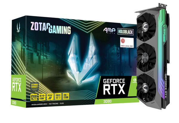 Kartelë grafike Zotac GAMING GeForce RTX 3080 AMP Holo LHR 12GB NVIDIA GDDR6X