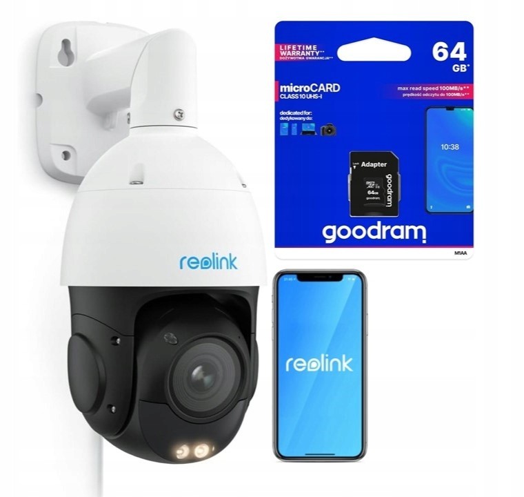 Kamerë IP Reolink P850 PoE, lidhje rrjeti, kompakte, e bardhë