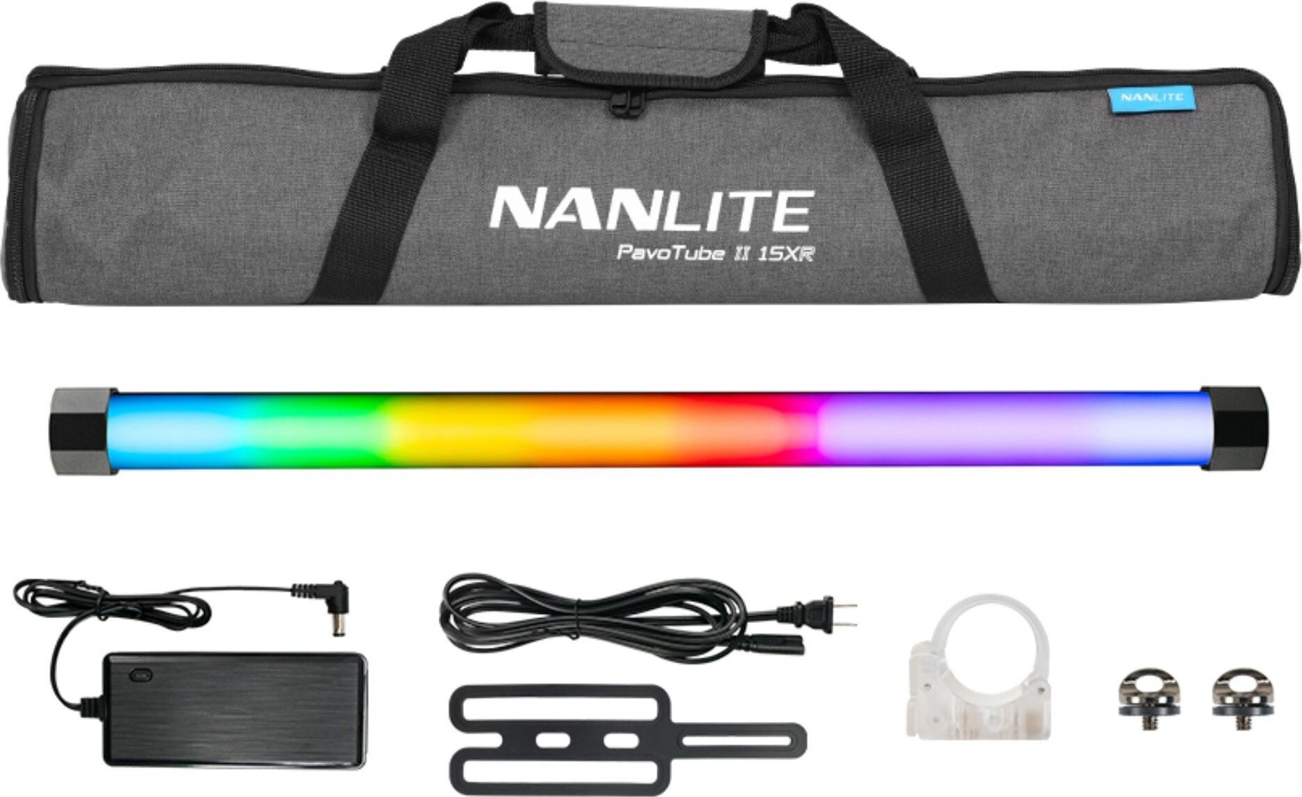 Tub drite LED NANLITE PavoTube II 15XR, RGB, i rikarikueshëm, i bardhë