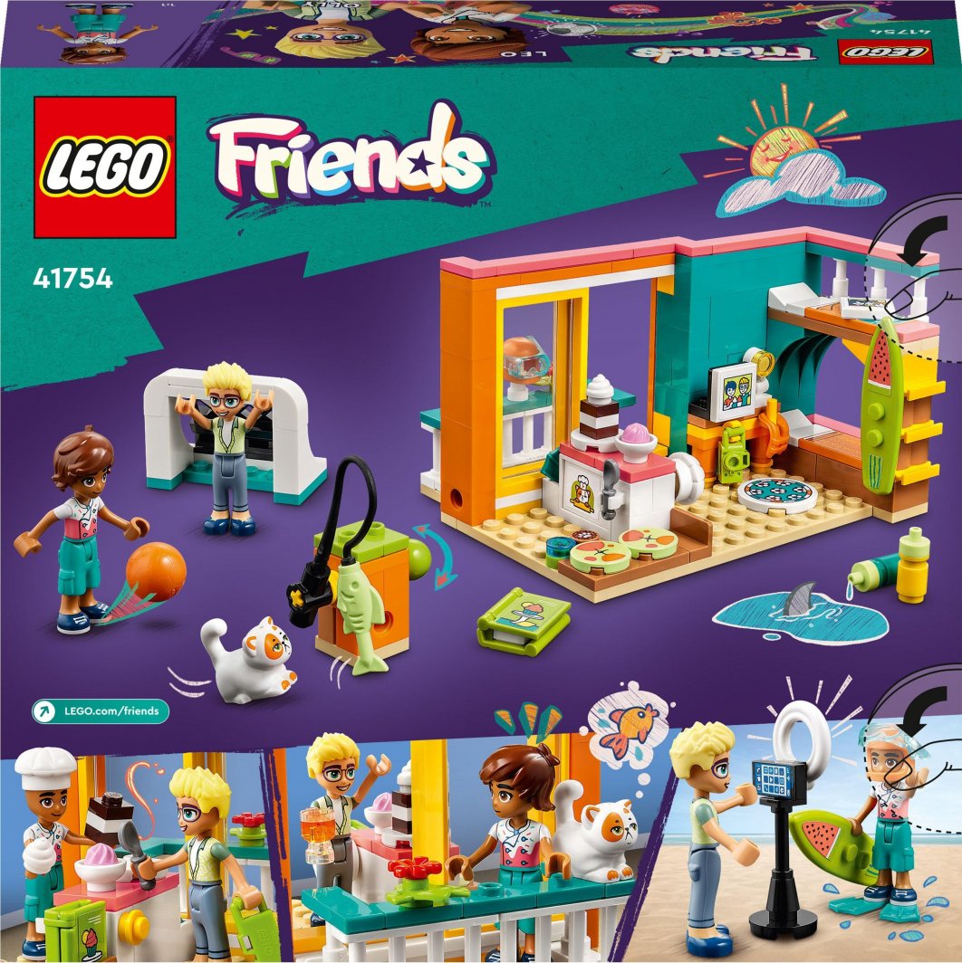 Set LEGO® Friends 41754 Leo's Room, 203 pjesë