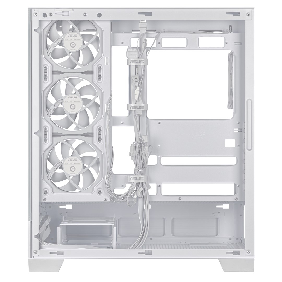 Kuti PC gaming ASUS A31 PLUS TG, mid tower, ARGB, e bardhë