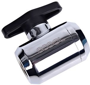 Valvulë uji për PC Alphacool Eiszapfen G1/4, 2-way, ball valve, krom