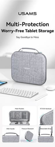 Mbulesë mbrojtëse për tablet USAMS JX Series, 12.6", gri