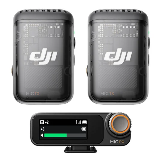 Set mikrofoni wireless DJI Mic 2 (2 TX + 1 RX + kuti karikuese)