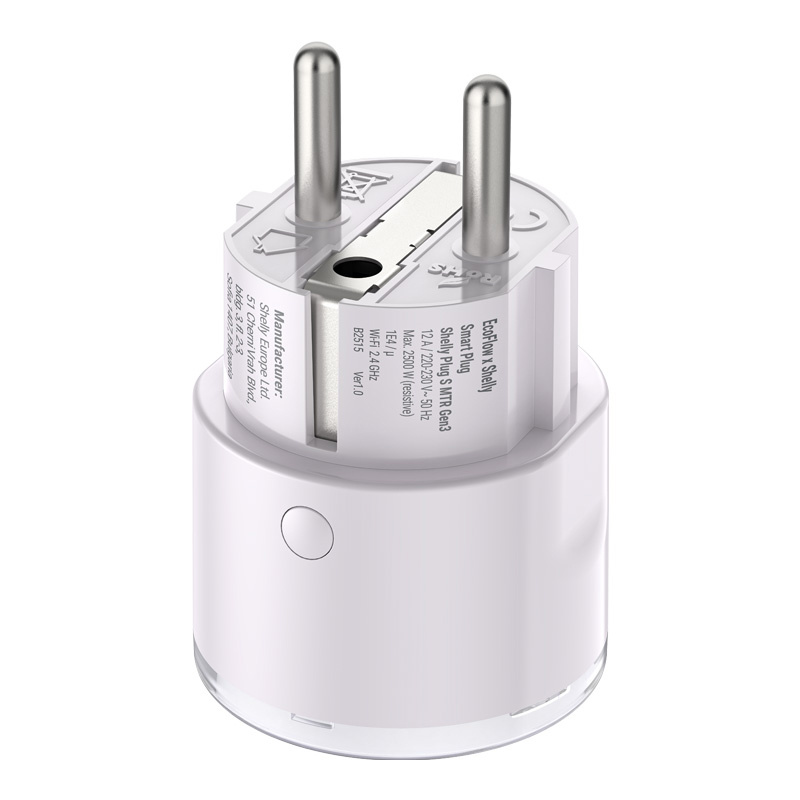 Prizë e mençur EcoFlow Smart Plug 2, Wi-Fi, matje energjie, e bardhë