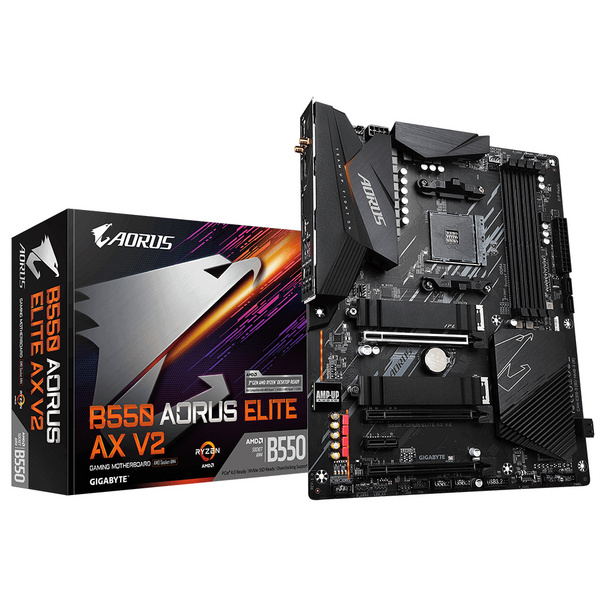 Pllakë amë Gigabyte B550 AORUS ELITE AX V2 AMD B550 Socket AM4 ATX