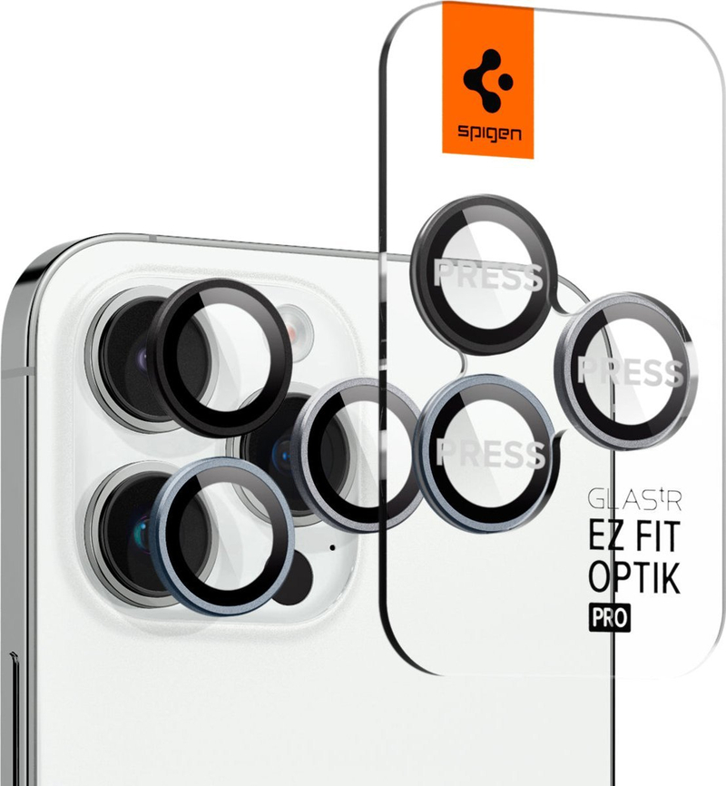 Mbrojtës kamerë Spigen Glass EZ Fit Optik Pro Zero One, xham i temperuar, set 2 copë, për iPhone 14 Pro dhe 14 Pro Max, transparent