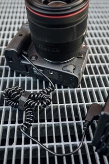 Adapter furnizimi Newell D-Tap për Nikon EN-EL14, kabllo spirale 1m, i zi
